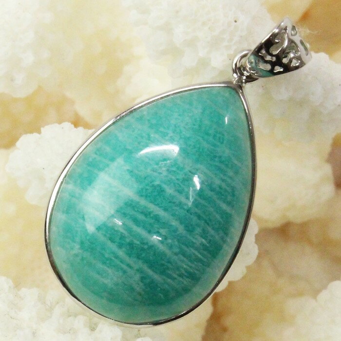 【厳選品質 一点物】アマゾナイト ペンダント amazonite アマゾンジェイド アマゾナイト ネックレス ペンダントトップ アマゾナイトペンダント パワース...