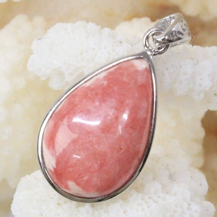 【レア 1点物】インカローズ ペンダント Rhodochrosite ロードクロサイト インカローズ ネックレス ペンダントトップ Pendant インカロ..