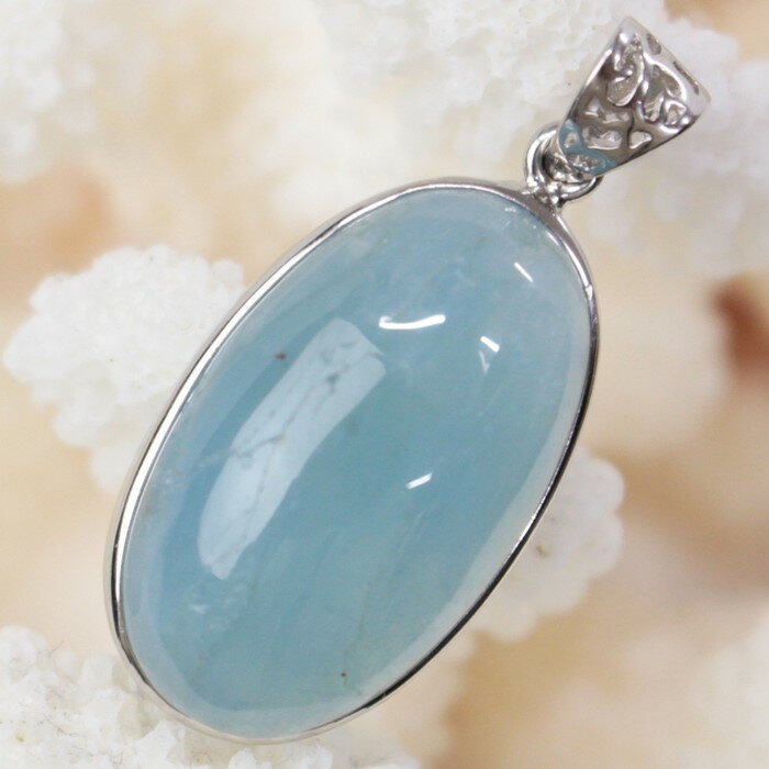 【一級品の輝き インド産アクアマリン】アクアマリン ペンダント Aquamarine 緑柱石 アクアマリン ペンダントトップ ネックレス ぺんだんと Penda...
