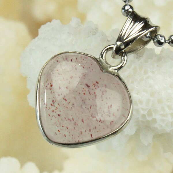 ストロベリークォーツ ペンダント 天然石ネックレス ストロベリークォーツ|ストロベリークォーツ 苺水晶 Strawberry Quartz ネックレス ペンダン...