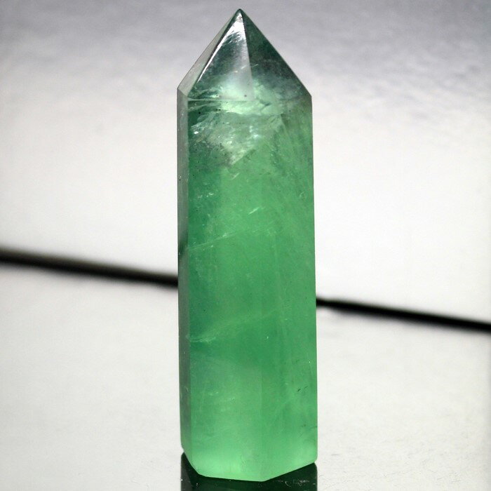 【厳選品質 一点物】フローライト ポイント グリーンフローライト 蛍石 Fluorite 緑 フローライト 原石 鉱物 クラスター 置物 石 鉱石 柱 ポイント...