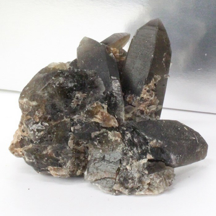 【レア 1点物】モリオン クラスター 魔除け 効果 グッズ お守り モリオン 置物 クラスター 鉱石 鉱物 石 モリオンクラスター 天然石 原石 パワーストーン...