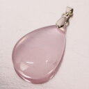 【一点物現物】ローズクォーツ ペンダント 紅水晶 ピンク Rose Quartz ローズクォーツ ペンダントトップ ネックレス ぺんだんと Pendant ロー...