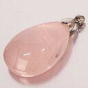 【ブラジル産 高品質 一点物】ローズクォーツ ペンダント 紅水晶 ピンク Rose Quartz ローズクォーツ ネックレス ペンダントトップ ローズクォーツペ...