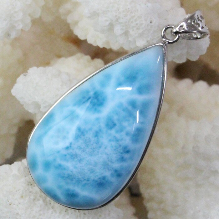 【最高品質一級品 厳選一点物】ラリマー ペンダント Larimar 曹灰針石 Pectolite ペクトライト ラリマー ペンダントトップ ネックレス Pendant ラリマーペンダント メンズ レディース 限定 一点物 パワーストーン ラリマー