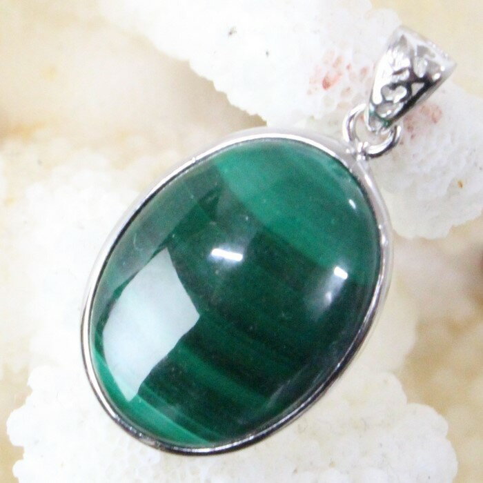 マラカイト ペンダント 孔雀石 Malachite マラカイト ネックレス ペンダントトップ Pendant マラカイトペンダント パワーストーン ペンダント ...