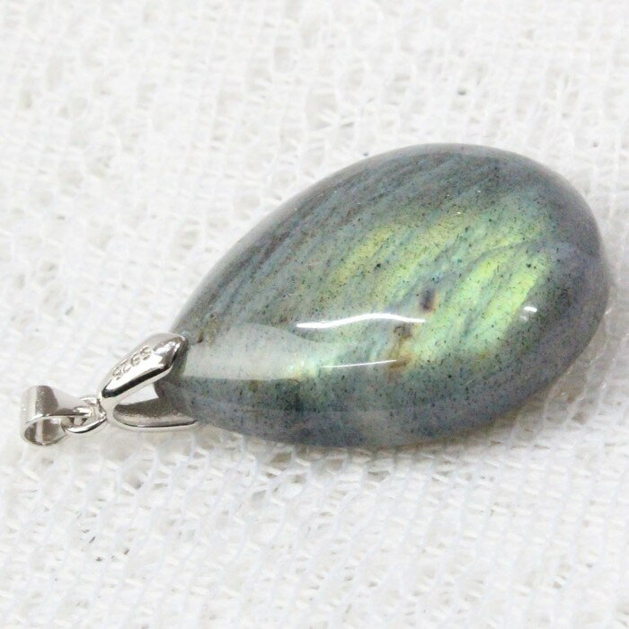 【マダガスカル産 高品質 一点物】ラブラドライト ペンダント 曹灰長石 Labradorite ラブラドライト ネックレス ペンダントトップ Pendant ラ...