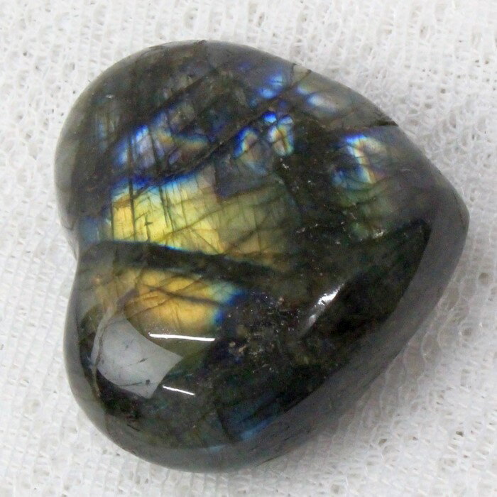 【厳選品質 一点物】ラブラドライト 原石 ハート型 曹灰長石 Labradorite ラブラドライト お守り石 石 タンブル 原石 鉱石 鉱物 お守り 磨き原石 ラブラドライト原石 ハート型 パワーストーン 原石 天然石 メンズ レディース 人気 ラブラドライト