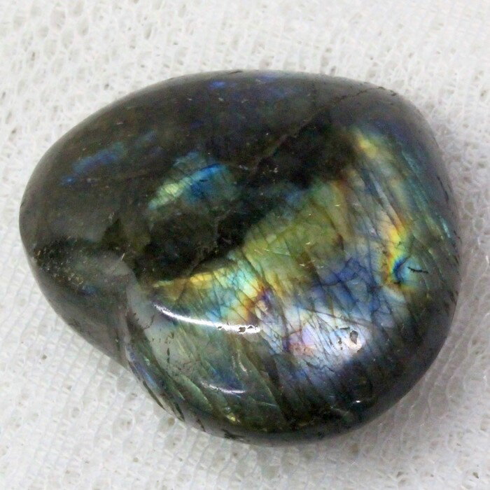 【一点物現物】ラブラドライト 原石 ハート型 Labradorite 曹灰長石 ラブラドライト タンブル お守り石 石 原石 鉱石 鉱物 お守り 磨き原石 ラブラドライト原石 ハート型 海外直輸入価格 LuLu House（ルルハウス るるはうす） ラブラドライト