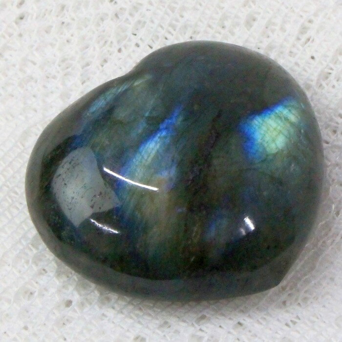 【厳選品質 一点物】ラブラドライト 原石 ハート型 曹灰長石 Labradorite ラブラドライト タンブル お守り石 石 原石 鉱石 鉱物 お守り 磨き原石 ラブラドライト原石 ハート型 メンズ レディース 天然石 限定 一点物 ラブラドライト