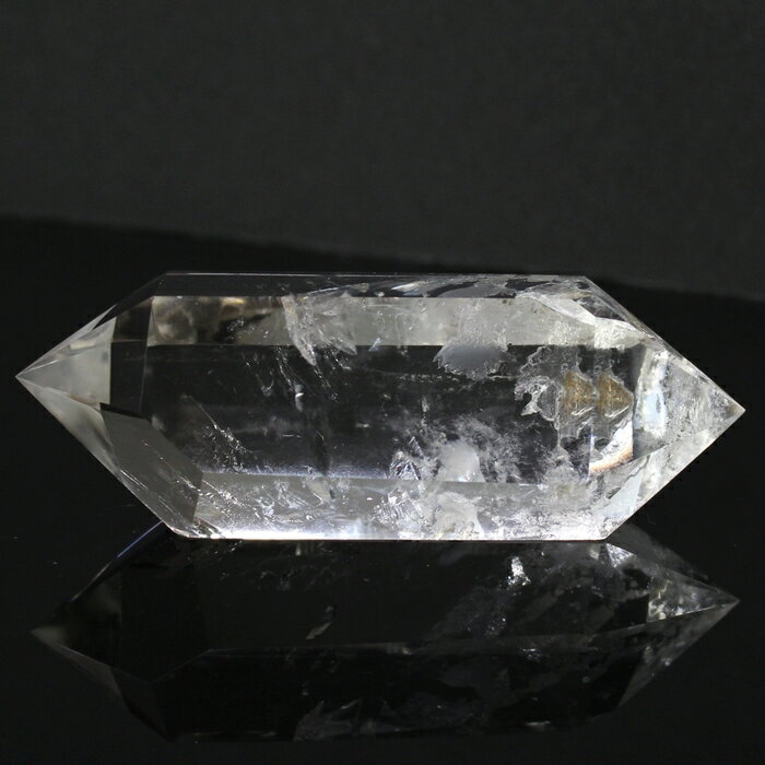 【クリア品質最高グレード一点物】水晶 ポイント クォーツ クリスタル 水晶 ダブルポイント 原石 浄化用水晶 ポイント クラスター 浄化 水晶ポイント メンズ ...