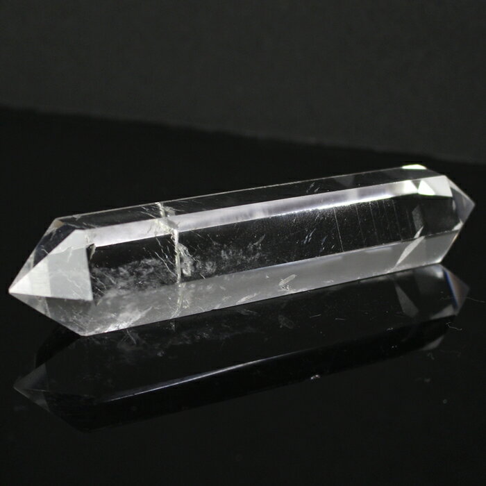 【厳選品質 一点物】水晶 ポイント クォーツ クリスタル 水晶 ダブルポイント ポイント 鉱物 浄化用水晶 鉱石 浄化 置物 水晶ポイント 海外直輸入価格 Lu...