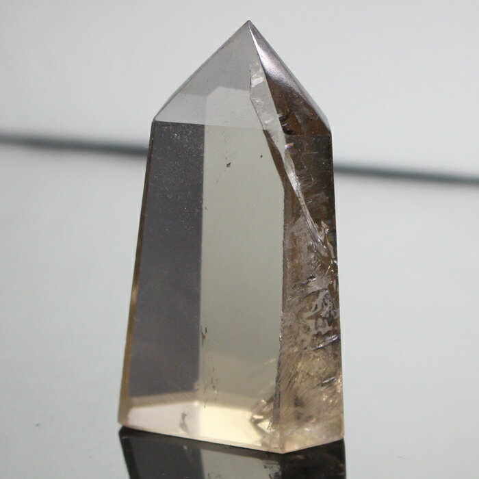  一級品の輝き 厳選一点物 スモーキークォーツ ポイント 煙水晶 カンゴ...