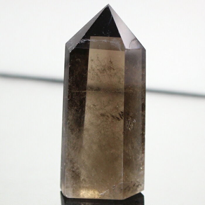  一級品の輝き 厳選一点物 スモーキークォーツ ポイント スモーキークォ...