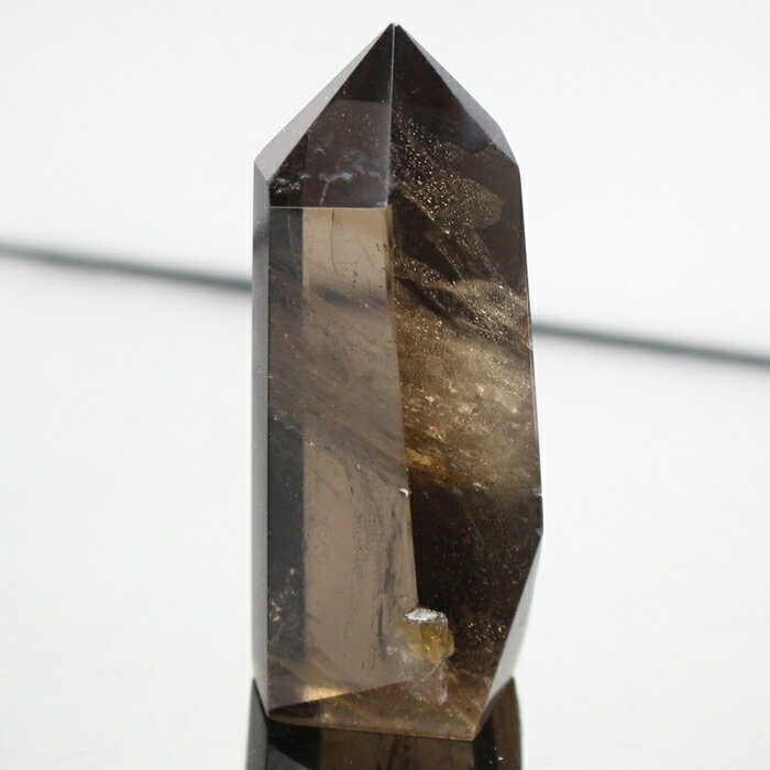  厳選品質 一点物 スモーキークォーツ ポイント カンゴーム 煙水晶 スモ...