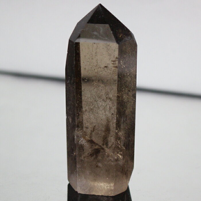  一級品の輝き 厳選一点物 スモーキークォーツ ポイント 煙水晶 カンゴ...