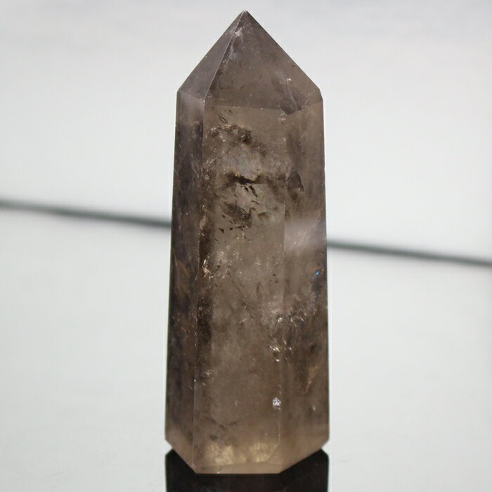  一点物現物 スモーキークォーツ ポイント 煙水晶 カンゴーム スモーキ...