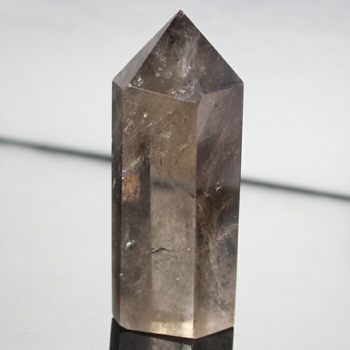  品質に自信あり 一点物現物 スモーキークォーツ ポイント カンゴーム ...