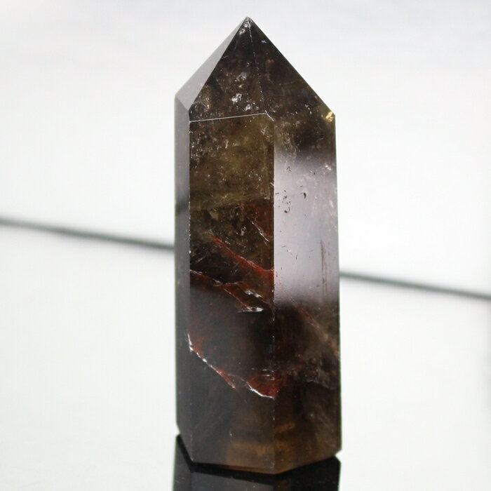  品質に自信あり 一点物現物 スモーキークォーツ ポイント カンゴーム ...