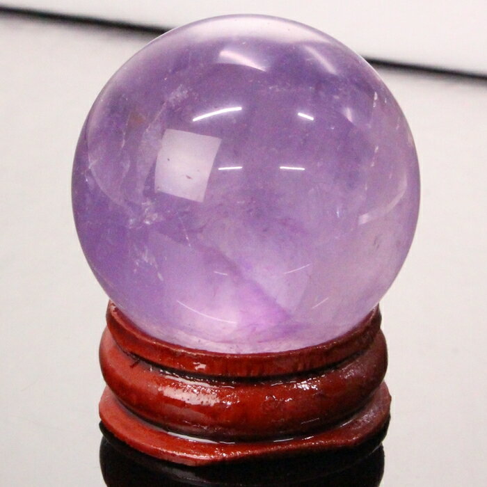 【クリア品質最高グレード一点物 34mm】アメジスト 丸玉 Amethyst 紫水晶 アメジスト 原石 水晶玉 玉 球 台座 水晶球 丸玉 球体 アメジスト丸玉 天然石 アメジスト 人気 おすすめ パワーストーン 一点物 アメジスト