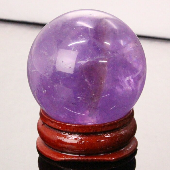 【一点物現物 34mm】アメジスト 丸玉 紫水晶 Amethyst アメジスト 原石 球体 水晶玉 置物 台座 水晶球 丸玉 アメジスト丸玉 パワーストーン 原...