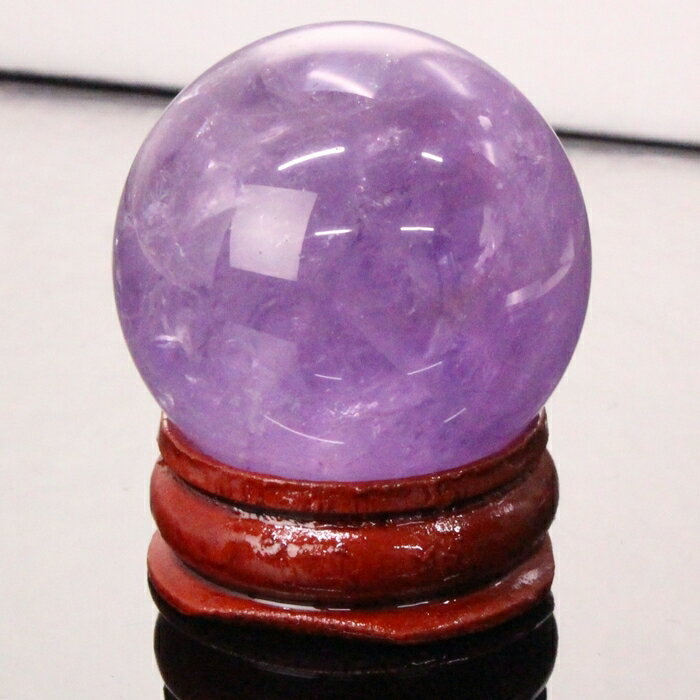 【一級品の輝き 厳選一点物 33mm】アメジスト 丸玉 Amethyst 紫水晶 アメジスト 原石 球体 水晶玉 玉 球 置物 台座 水晶球 丸玉 アメジスト丸玉 海外直輸入価格 LuLu House(ルルハウス るるはうす) アメジスト