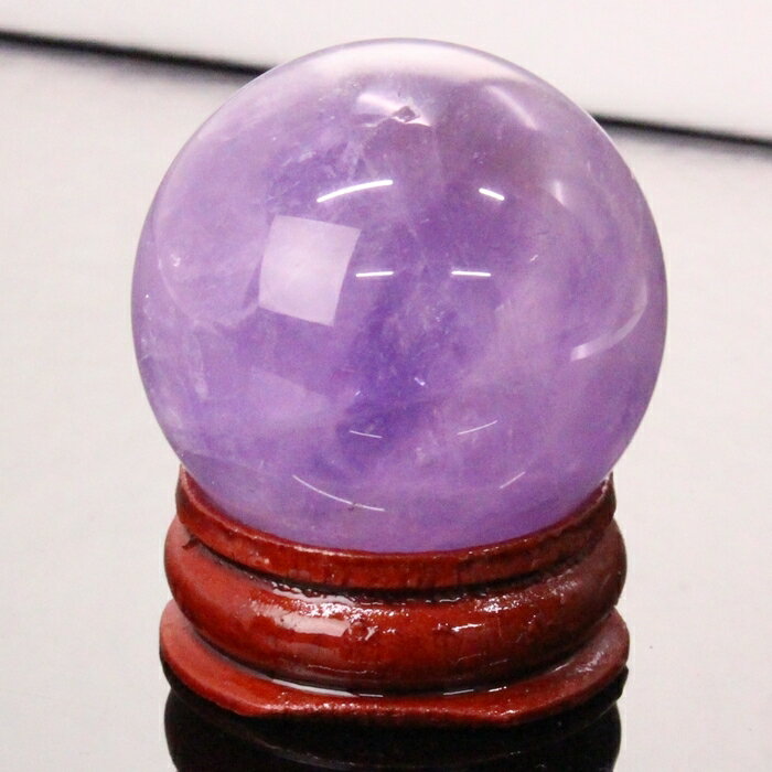 【33mm】アメジスト 丸玉 Amethyst 紫水晶 アメジスト 原石 球 置物 台座 水晶球 丸玉 Circle Ball 球体 水晶玉 玉 アメジスト丸玉...