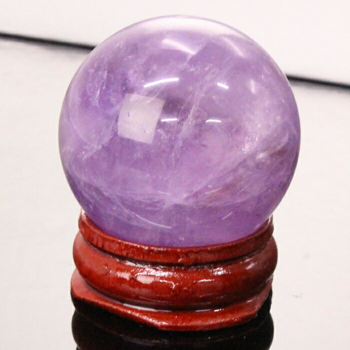 【厳選品質 一点物 34mm】アメジスト 丸玉 紫水晶 Amethyst アメジスト 原石 球体 水晶玉 置物 台座 水晶球 丸玉 アメジスト丸玉 パワーストー...