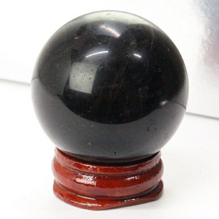 【一級品の輝き 厳選一点物 40mm】モリオン 丸玉 モリオン 原石 水晶玉 魔除け モリオン丸玉 パワーストーン モリオン 人気 おすすめ 天然石 海外直輸入価格 モリオン