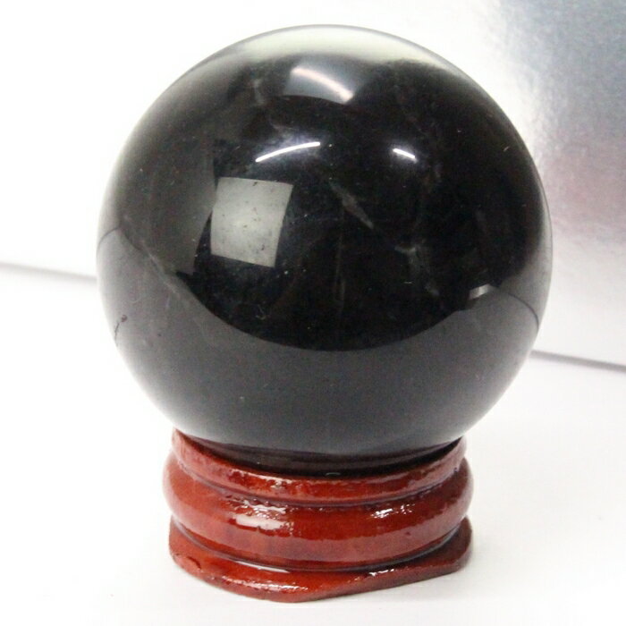 【厳選品質 一点物 42mm】モリオン 丸玉 モリオン 原石 球 台座 水晶球 丸玉 球体 水晶玉 玉 魔除け 邪気払い 浄化 大玉 モリオン丸玉 パワーストー...