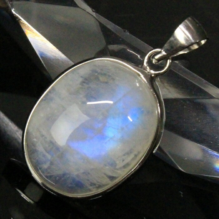 【一点物現物】ムーンストーン ペンダント ブルームーンストーン Moonstone 月長石 ムーンストーン ネックレス ペンダントトップ ムーンストーンペンダン...