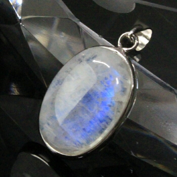 【厳選品質 一点物】ムーンストーン ペンダント ブルームーンストーン Moonstone 月長石 ムーンストーン ネックレス ペンダントトップ ムーンストーンペ...