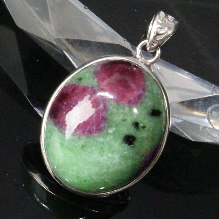 ルビーインゾイサイト ペンダント Ruby Zoisite ルビーインゾイサイト ペンダントトップ ネックレス ルビーインゾイサイトペンダント メンズ レディー...