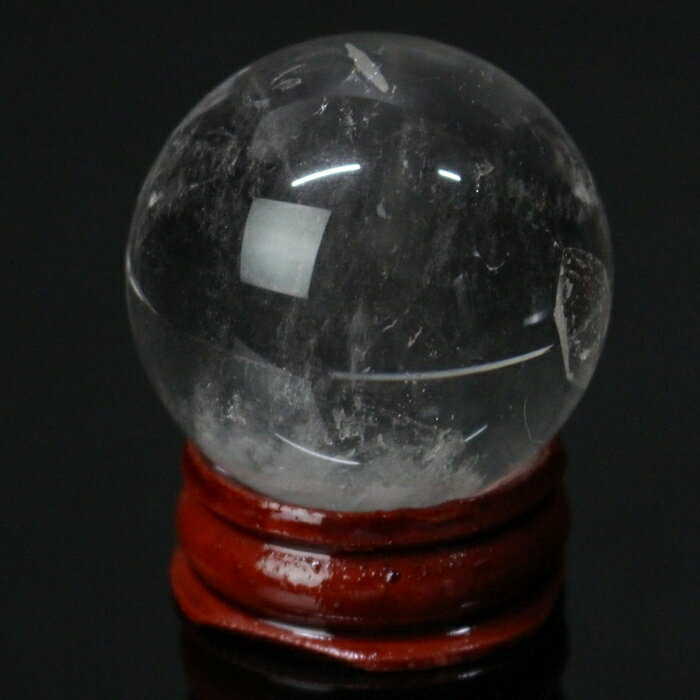 【厳選品質 透明度高い一点物 35mm 天然 水晶玉】 クリスタル 水晶 丸玉 原石 浄化 魔除け 浄化用水晶 球体 置物 台座 水晶球 天然水晶 水晶水晶玉 ...