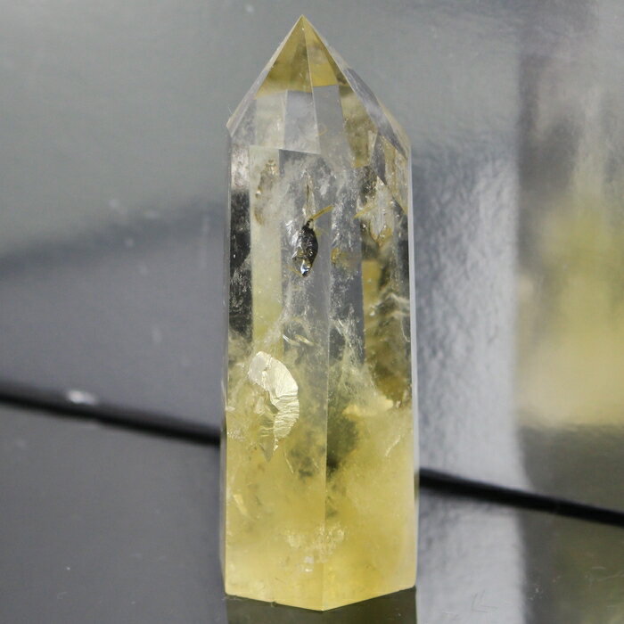 【一級品の輝き 厳選一点物】シトリン ポイント 金運 幸運 金 黄水晶 シトリン 置物 石 鉱石 原石 柱 ポイント Point シトリンポイント パワーストー...