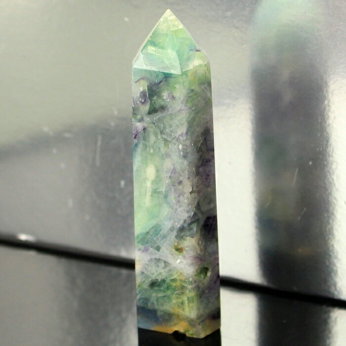 【厳選品質 一点物】フローライト ポイント 蛍石 フローライト 原石 置物 石 鉱石 ポイント Point フローライトポイント パワーストーン 原石 天然石 ...