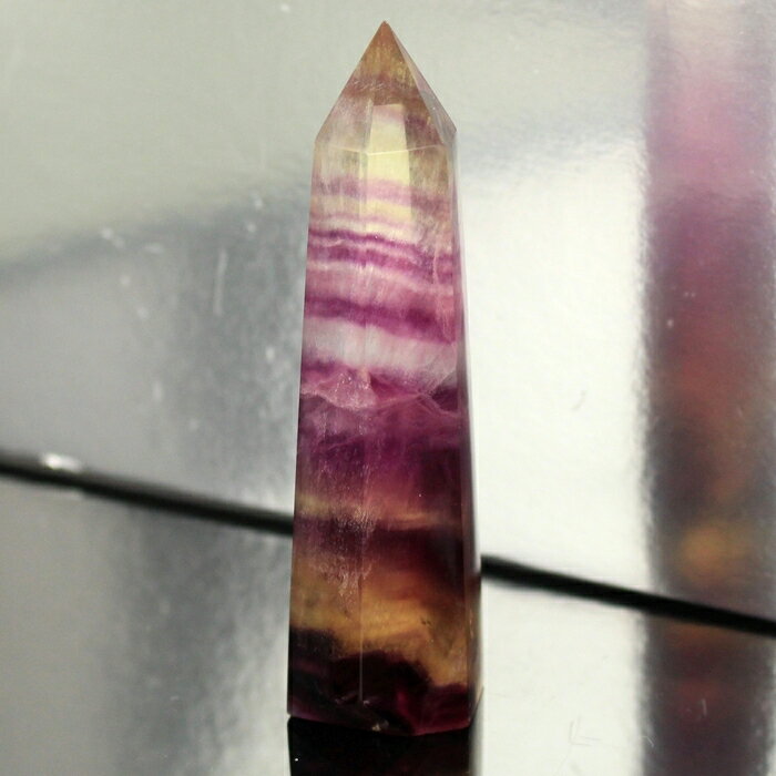 【一級品の輝き 厳選一点物】フローライト ポイント 蛍石 フローライト 原石 ポイント 置物 フローライトポイント パワーストーン フローライト 天然石 メンズ...