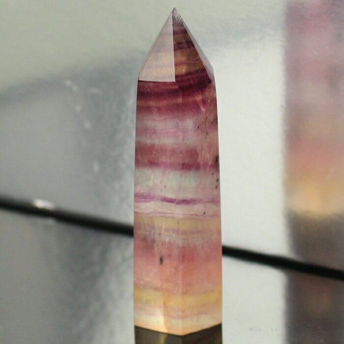 【厳選品質 一点物】フローライト ポイント 蛍石 Fluorite グリーンフローライト 緑 フローライト 置物 石 鉱石 原石 柱 ポイント Point フロ...