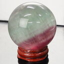 【厳選一点物 大玉 52mm】フローライト 丸玉 蛍石 Fluorite 緑 フローライト 原石 球体 水晶玉 置物 球 大玉 丸玉 Circle Ball 玉...