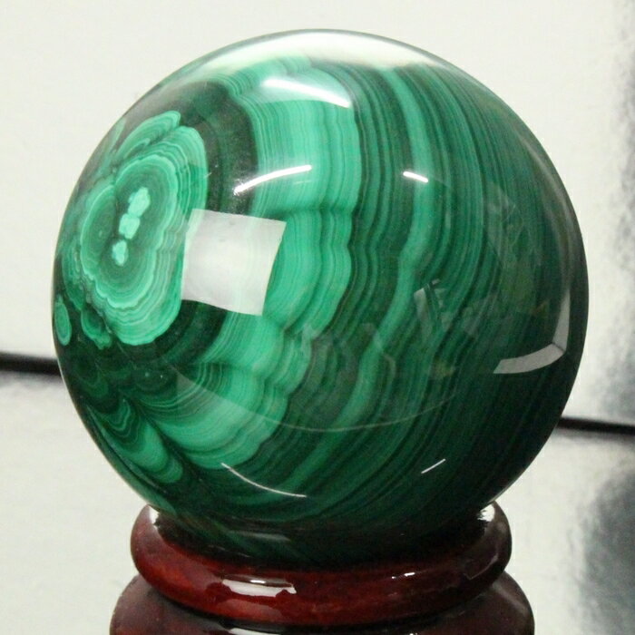 【厳選品質 一点物 大玉 52mm】マラカイト 丸玉【最高グレード一級品】 Malachite 孔雀石 マラカイト 原石 Circle Ball 玉 球体 水晶...