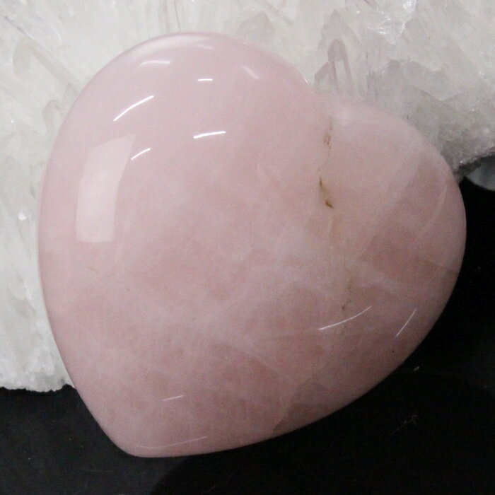 【厳選品質 一点物】ローズクォーツ 原石 紅水晶 ピンク Rose Quartz ローズクォーツ 原石 ハート タンブル お守り ハート型 お守り石 ローズクォ...