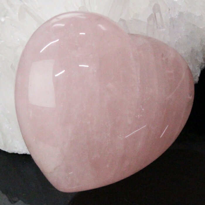 【一級品の輝き 厳選一点物】ローズクォーツ 原石 ピンク Rose Quartz ローズクォーツ ハート タンブル 原石 磨き原石 ハート型 お守り石 ローズク...