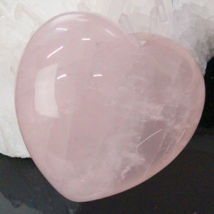 【一級品の輝き 厳選一点物】ローズクォーツ 原石 紅水晶 ピンク Rose Quartz ローズクォーツ 原石 ハート タンブル お守り 石 ハート型 お守り石...