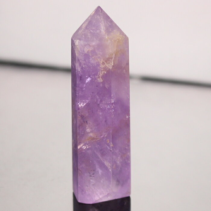【一級品の輝き 厳選一点物】アメジスト ポイント Amethyst 紫水晶 アメジスト 原石 柱 ポイント 置物 石 鉱石 クラスター インテリア Point ...