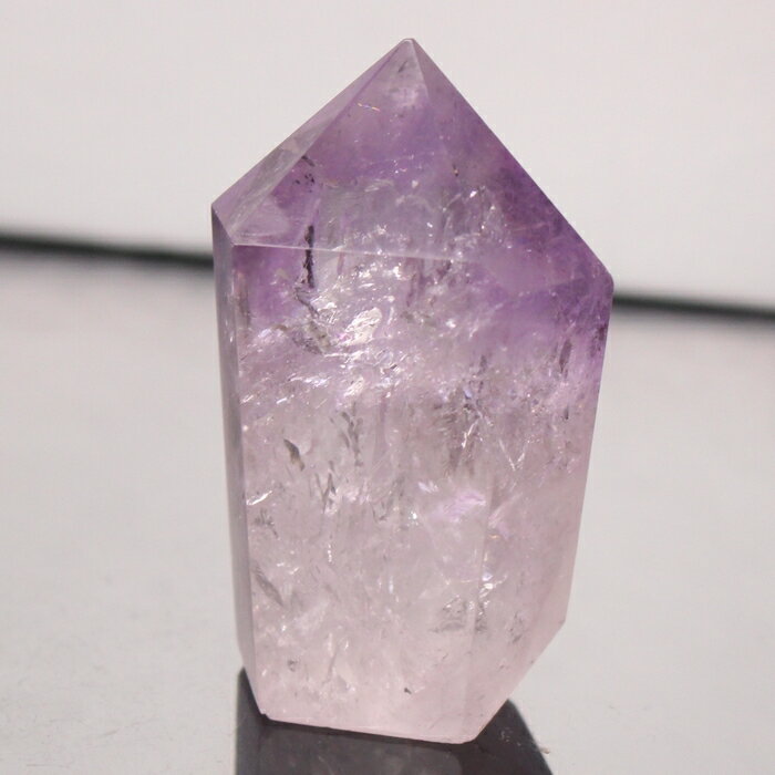 【一級品の輝き 厳選一点物】アメジスト ポイント Amethyst アメシスト 紫水晶 アメジスト 原石 柱 ポイント 置物 石 鉱石 クラスター インテリア ...