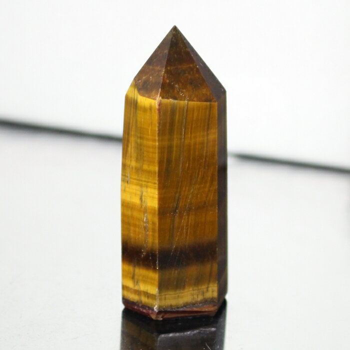 タイガーアイ ポイント 金運 幸運 勝負運 Tigereye キャッツアイ タイガーアイ 原石 柱 ポイント 置物 石 鉱石 クラスター インテリア Point...
