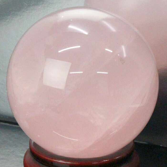 【71mm】ローズクォーツ 丸玉 ピンク Rose Quartz ローズクォーツ 原石 球体 丸玉 水晶玉 ローズクォーツ丸玉 天然石 原石 人気 おすすめ パ...