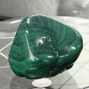 【一級品の輝き 厳選一点物】マラカイト 原石 孔雀石 Malachite マラカイト タンブル お守り 魔除け 磨き原石 お守り石 厄除け【巾着袋付き】 マラカ...