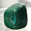 【品質に自信あり 一点物現物】マラカイト 原石 孔雀石 Malachite マラカイト タンブル お守り 魔除け 磨き原石 お守り石 厄除け【巾着袋付き】 マラ...