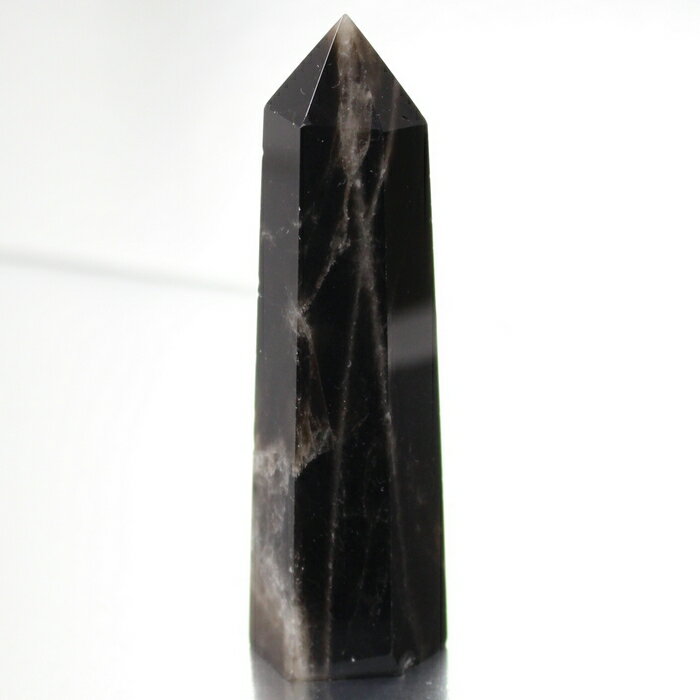 【高品質厳選一点物】モリオン ポイント 浄化用 グッズ 魔除け お守り 浄化 モリオン 黒水晶 原石 置物 石 鉱石 柱 ポイント Point モリオンポイント...